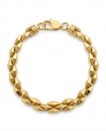 916 Gold Bracelet Italy Prism Link