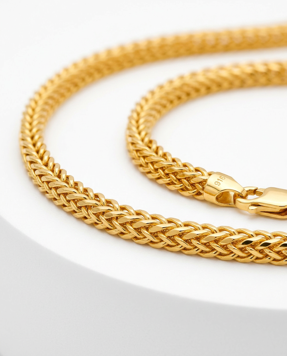 916 Gold Necklace DG
