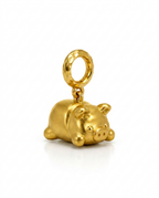916 Gold Pendant Baby Pig